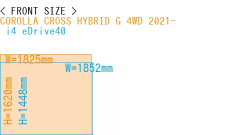 #COROLLA CROSS HYBRID G 4WD 2021- +  i4 eDrive40